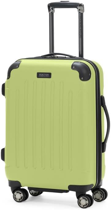 Kenneth Cole REACTION Renegade Luggage 拡張可能 8輪スピナー 軽量 ハードサイド スーツケース、サニーライム、20インチ機内持ち込み