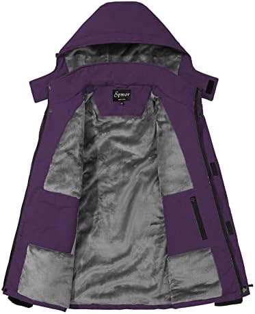 Women's Waterproof Ski Jacket Mountain Rain Winter Coat Windproof Skin Hooded Jacket