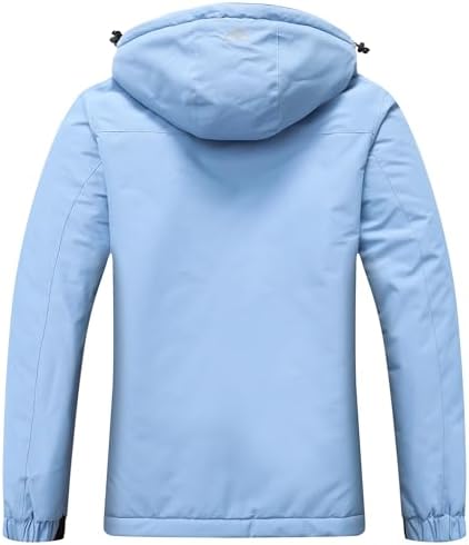 MOERDENG Women's Hiking Winter Jacket Waterproof Insulated Warm Snow Coat