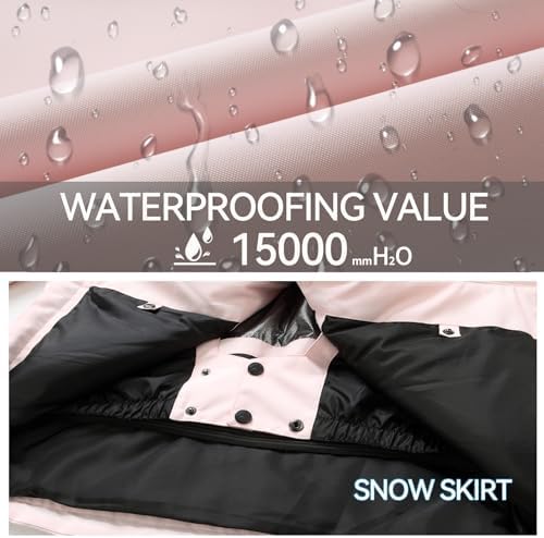 Women's Ski Jacket Windbreaker Insulated Snowboarding Jacket