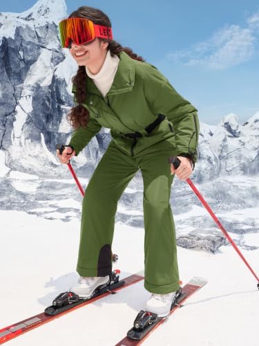 Womens Snow Suits Onesie Ski Suit Winter Waterproof Snowsuit Jacket