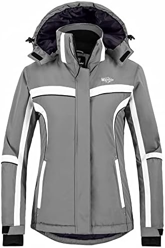 Wantdo Women's Waterproof Ski Jacket Warm Snow Winter Coat Snowboard Jacket