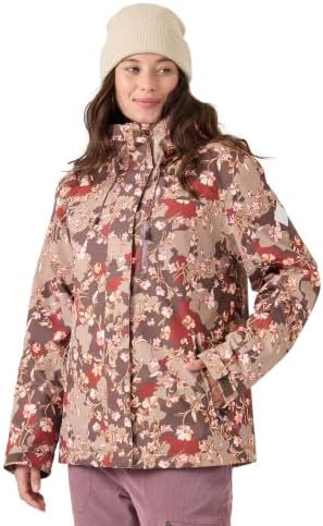 Roxy Snow Junior's Jetty Printed Regular Fit Snow Jacket
