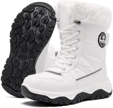 Women's Winter Snow Boots Warm Fur Water Resistant Non Slip Boot