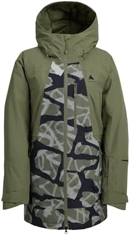 Burton Women’s Reserve 2-Layer Insulated Jacket – Waterproof Winter Snowboard Jacket with Helmet Compatible Hood