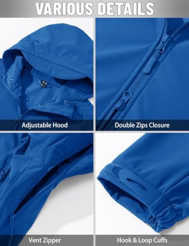 MAGCOMSEN Men's Jackets Tactical Winter Waterproof Softshell Rain Coat