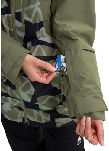 Burton Women’s Reserve 2-Layer Insulated Jacket – Waterproof Winter Snowboard Jacket with Helmet Compatible Hood