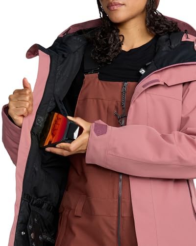 Volcom Women's Stoney Shadow Insulated Snowboard Jacket – 15k Waterproof, Slim Fit