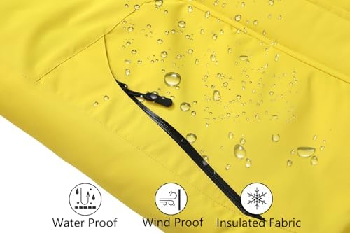 MOERDENG Women's Ski Jacket Warm Winter Coat Snowboarding Jacket