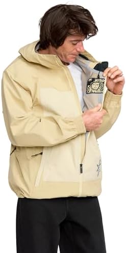 Volcom Men's Arthur Longo 20k 3l Snowboard Jacket - 2-layer Shell, Zip Tech®, Breathable Lining