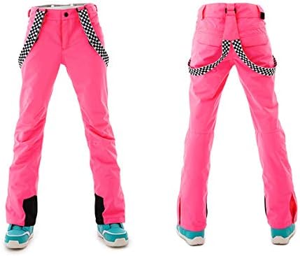 Women's Ski Jackets and Pants Set Windproof Waterproof Insulated Snowsuit Winter Warm Snowboarding Snow Coat