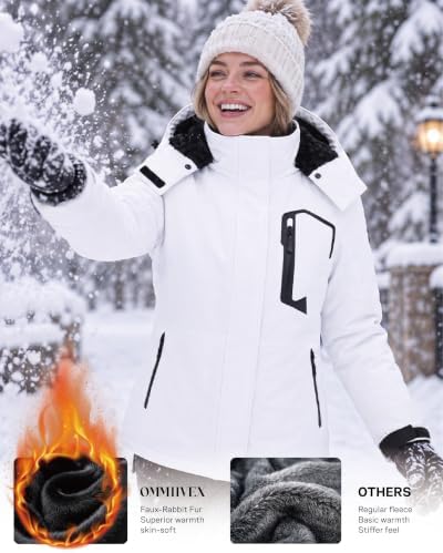 Women Winter Essential Coat Waterproof Windbreaker Ski Jacket