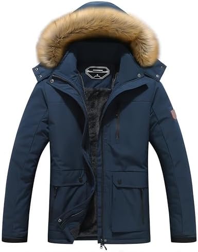 MOERDENG Women's Waterproof Ski Jacket Winter Warm Hooded Snow Coat