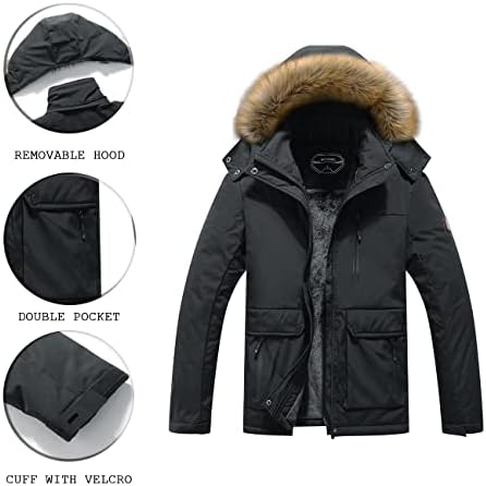 MOERDENG Women's Waterproof Ski Jacket Winter Warm Hooded Snow Coat