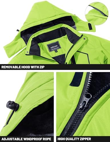 TACVASEN Men's Winter Skiing Jackets Waterproof Thermal Snowboard Coats