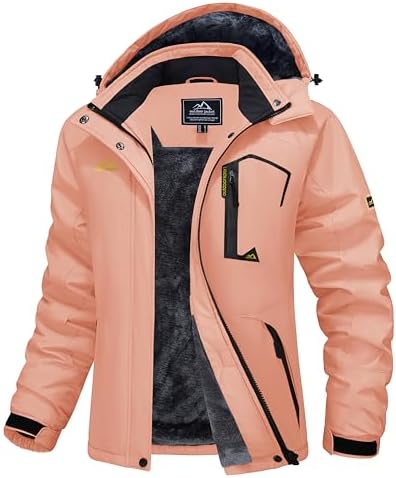 MAGCOMSEN Winter Coats for Women Ski Jackets Snow Waterproof Warm Rain Coat