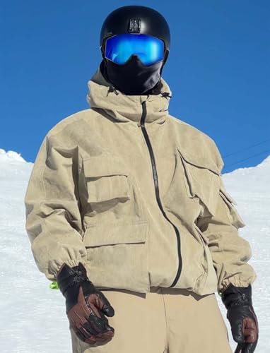 GSOU SNOW Men Women Snowboard Jacket Baggy Ski Snow Waterproof