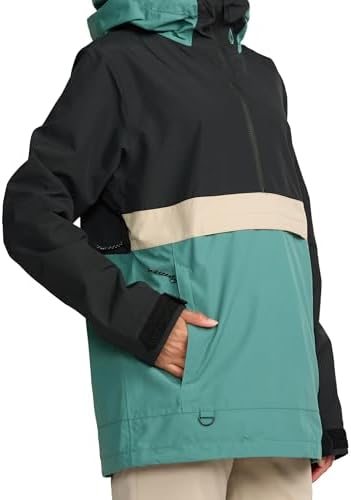 Volcom Women's Harlan Pullover Snowboard Jacket –waterproof, Taped Seams, Pfas-free