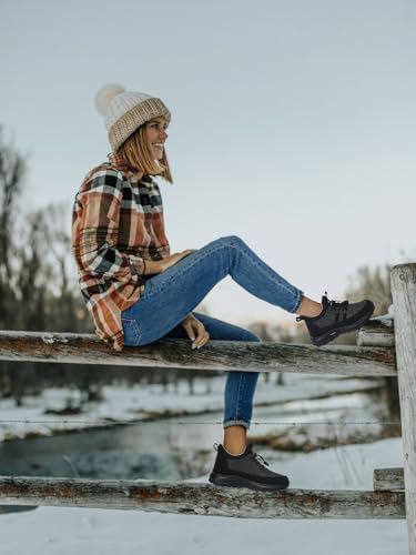 SHIBEVER Winter Snow Boots for Women: Warm Fur Lined Snow Ankle Booties