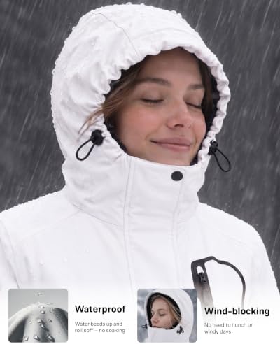 Women Winter Essential Coat Waterproof Windbreaker Ski Jacket