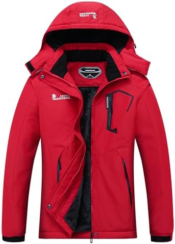 MOERDENG Women's Ski Jacket Warm Winter Coat Snowboarding Jacket