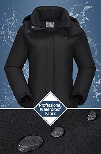 CAMEL CROWN Women's Ski Jacket Winter Snow Coat Waterproof Female Jackets