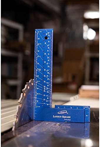 iGaging Layout Square Mark II Set of Two 7" & 12" w/Center Finder Bevel Gauge