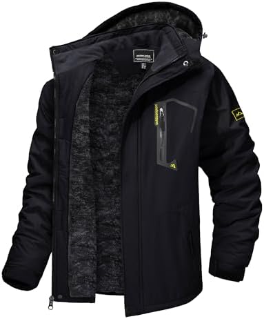 TACVASEN Men's Winter Skiing Jackets Waterproof Thermal Snowboard Coats