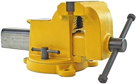 Yost Vises 904-HV 4" High-Visibility Heavy Duty Steel Bench Vise
