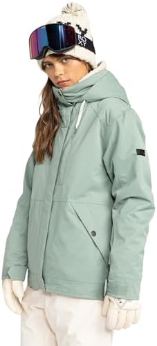 Roxy Women's Billie 10k Waterproof Insulated Snow Jacket – Tailored Ski-snowboard Jacket