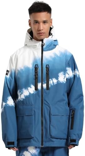 GSOU SNOW Mens Baggy Snowboard Jacket Snow Ski jacket Waterproof