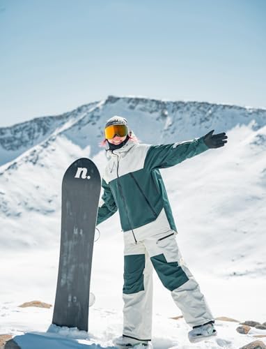 GSOU SNOW Snowboard Jacket Womens Men Baggy Ski Jacket Waterproof Insulated