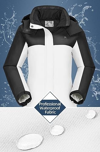 CAMEL CROWN Women's Ski Jacket Winter Snow Coat Waterproof Female Jackets