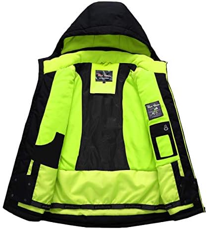 Big Boy's Waterproof Breathable Snowboard Ski Jacket