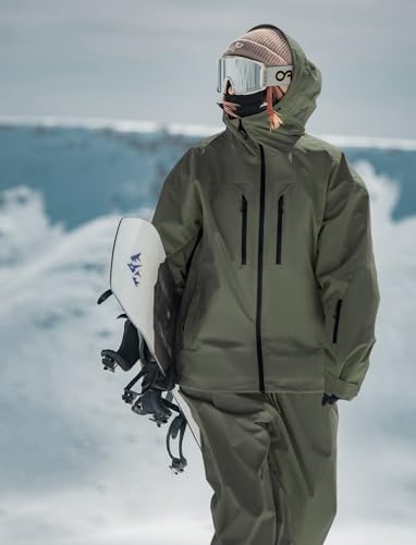 GSOU SNOW Men Snowboard Jakcet Women Baggy Snow Ski Jacket Insulated
