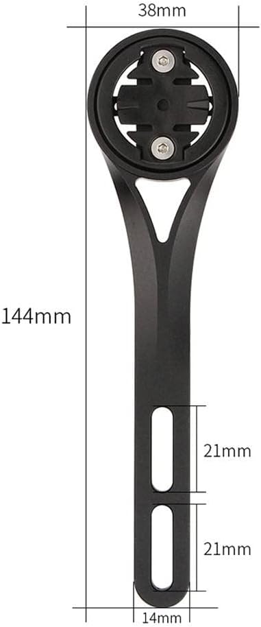 Integrated Aero Handlebar Out Front Cycling Computer Road Bike Mount Compatible with Garmin, Wahoo, CatEye, and Bryton with GoPro Action Camera and Bike Light Attachment