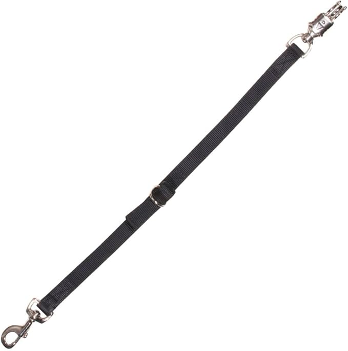 Dura-Tech Double Ply Adjustable Nylon Trailer Ties | Ideal for Multiple Tying Locations | Quick Release Panic Snap | Adjustable Length | Easy Attachment to Horse's Halter