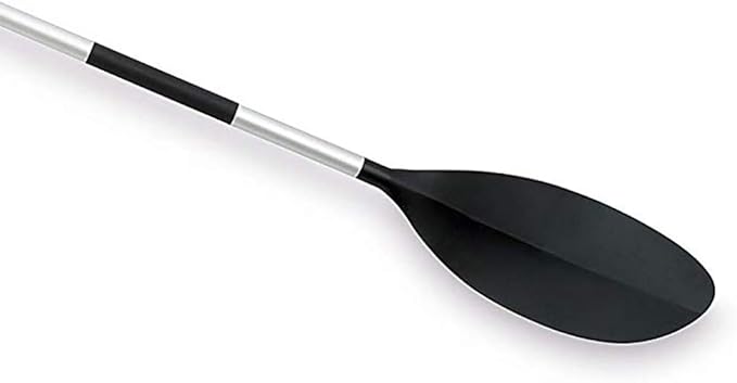 Intex 69629E 86" Kayak Paddle: Ribbed Spoon Shaped Blades – Durable Lightweight Shaft – Comfortable Grips – 3-Position Feather Adjustability – TUV RL Approved
