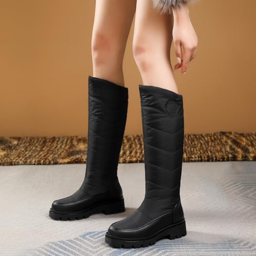 Women's Snow Boots Knee High Warm Winter Shoes