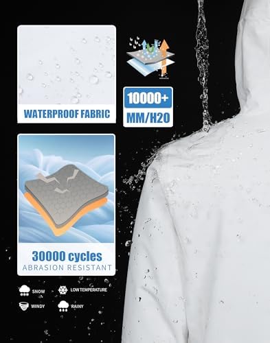 Pionner Camp Womens Ski Jacket Snow Coat Waterproof Baggy Anorak Snowboard Hoodie Insulated Pullover Winter Sports Mountain
