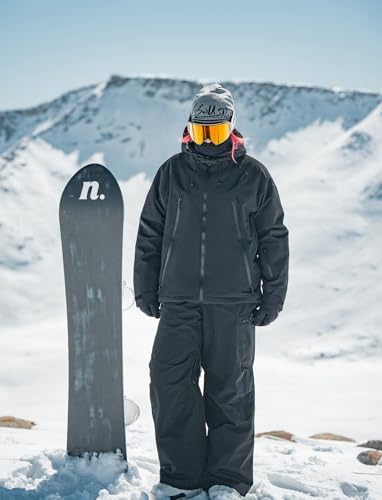 GSOU SNOW Snowboard Jacket Womens Men Baggy Ski Jacket Waterproof Insulated