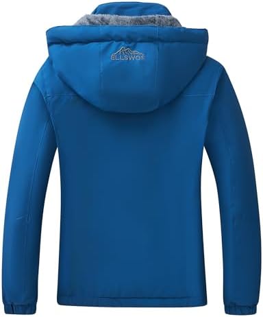 ELLSWOS Womens Winter Coats Waterproof Ski Jacket Warm Snow Raincoat