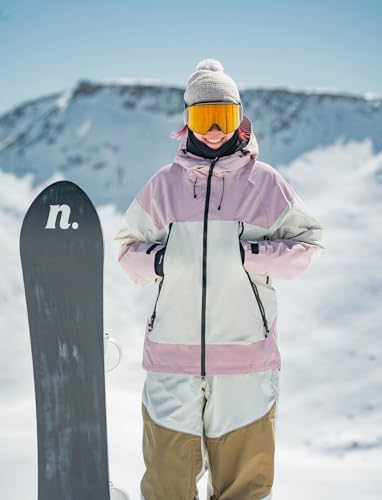 GSOU SNOW Snowboard Jacket Womens Men Baggy Ski Jacket Waterproof Insulated