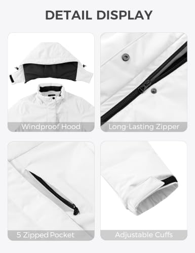 Women's Ski Jacket Waterproof Insulated Winter Snow Snowboard Jacket