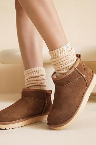 Project Cloud 100% Genuine Leather Womens Boots Ankle Boots for Women Shoes