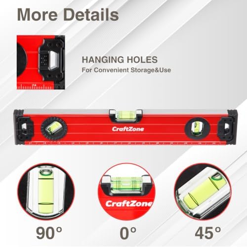 3PC Magnetic Spirit Level Set 12",24",40" Torpedo Level