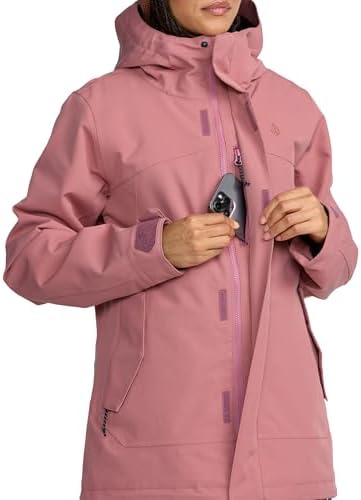 Volcom Women's Stoney Shadow Insulated Snowboard Jacket – 15k Waterproof, Slim Fit