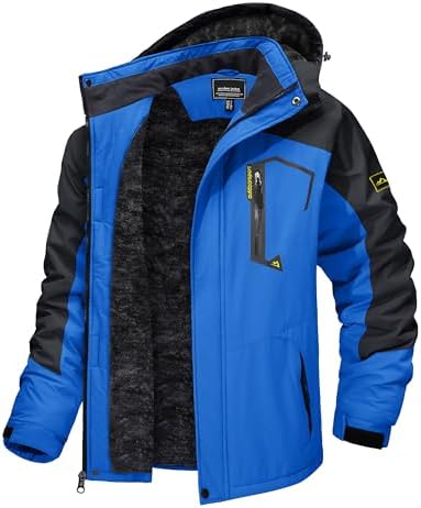 TACVASEN Men's Winter Skiing Jackets Waterproof Thermal Snowboard Coats