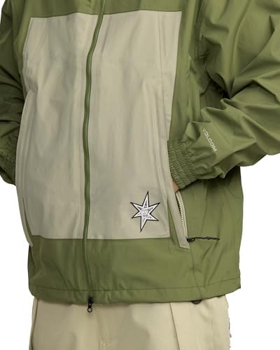 Volcom Men's Arthur Longo 20k 3l Snowboard Jacket - 2-layer Shell, Zip Tech®, Breathable Lining