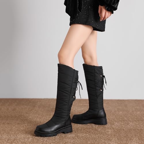 Women's Snow Boots Knee High Warm Winter Shoes